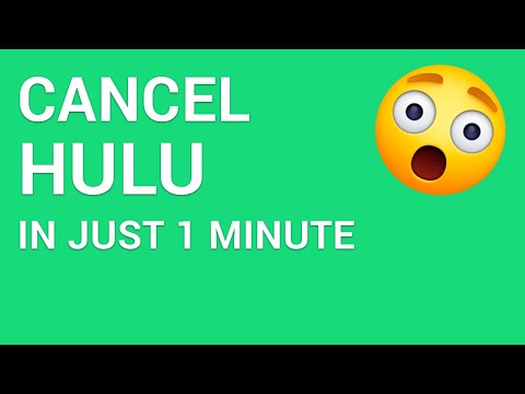 How to cancel Hulu in just 1 minute!