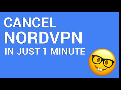 How to cancel NordVPN in just 1 minute!