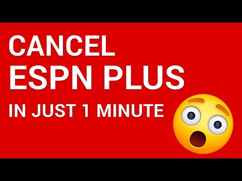 How to cancel ESPN Plus in just 1 Minute!