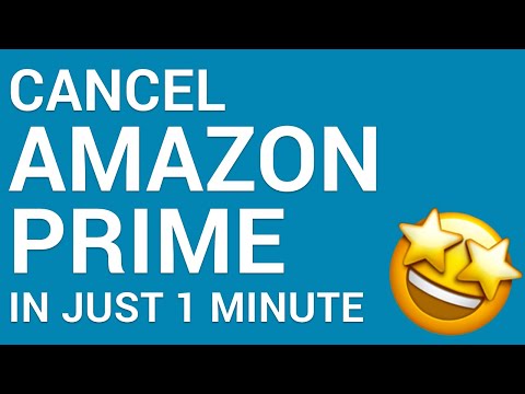 How to cancel your Amazon Prime Membership in just 1 Minute!