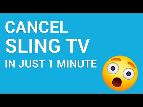 How to cancel Sling TV in just 1 minute!