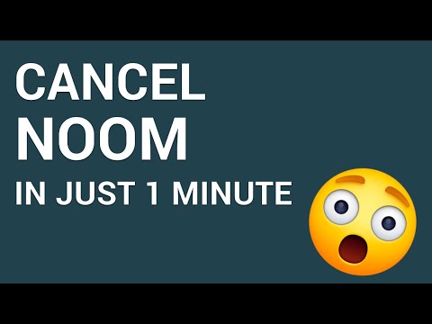 How to cancel Noom in just 1 minute!