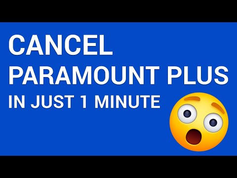 How to cancel Paramount Plus in just 1 minute!