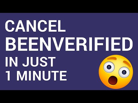 How to cancel BeenVerified in just 1 Minute!