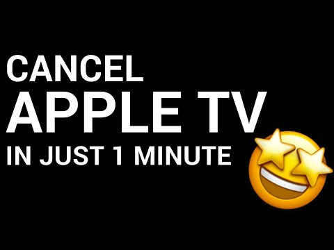 How to cancel Apple TV in just 1 Minute!