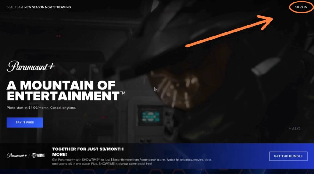 Paramount Plus Log in