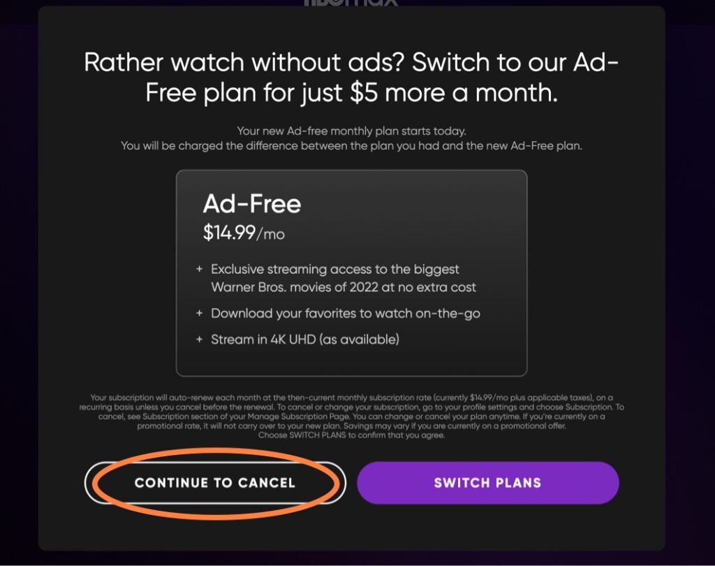 HBO Max continue to cancel