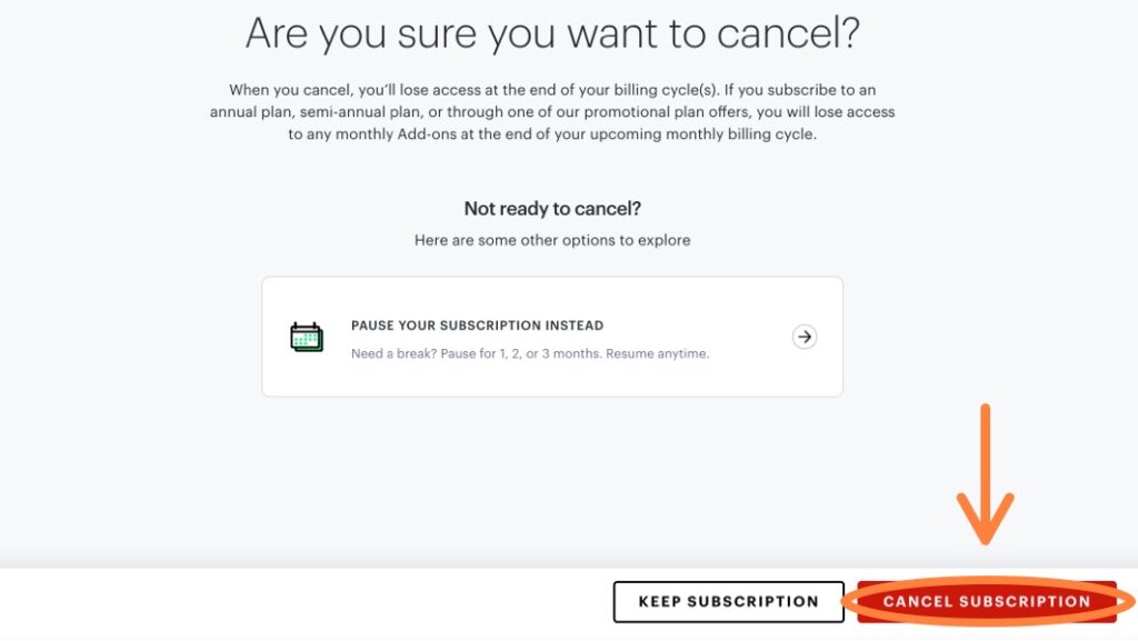 Confirm hulu cancellation