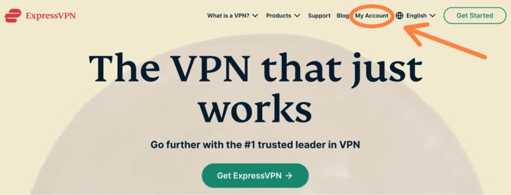 Cancel ExpressVPN subscription login to account