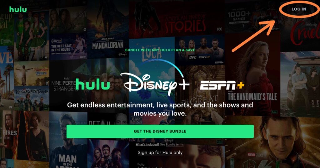 hulu log in to account