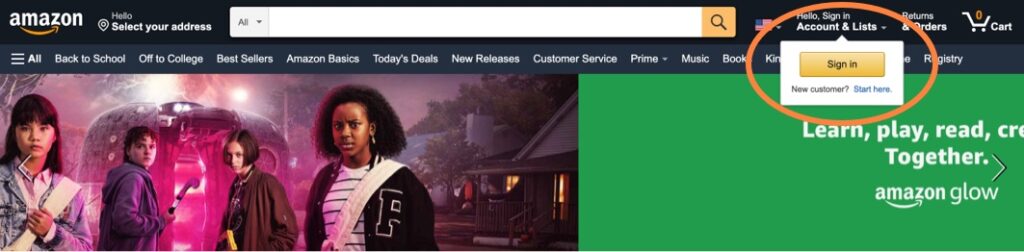 Cancel Amazon subscription log in to account